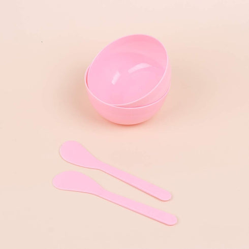 10Sets Slime Bowl Slime Mixing Tool Makeup Bowl Crystal Mud Mixing Bowls Plastic Glue Mixer for Makeup Crafts (Pink)...