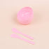 10Sets Slime Bowl Slime Mixing Tool Makeup Bowl Crystal Mud Mixing Bowls Plastic Glue Mixer for Makeup Crafts (Pink)...