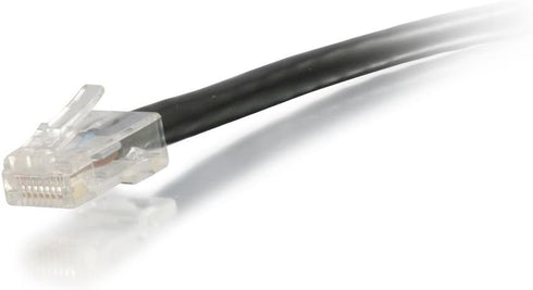 C2G/Cables to Go 26374 Cat5E Non-Booted Unshielded (UTP) Network Patch Cable, Black (1 Foot/0.30 Meters)...