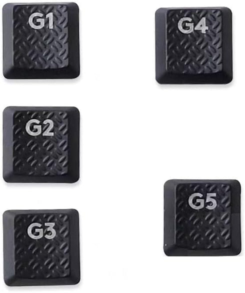Black Backlit Keycaps G1 G2 G3 G4 G5 Key Replacements for Logitech G813/G815/G913/G915 TKL RGB Mechanical Gaming Keyboard...