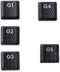 Black Backlit Keycaps G1 G2 G3 G4 G5 Key Replacements for Logitech G813/G815/G913/G915 TKL RGB Mechanical Gaming Keyboard...