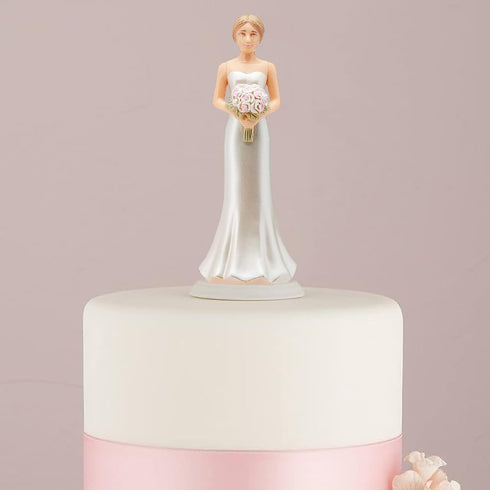 Amscan Cake Topper Blonde Bride BLS, 4 1/8", Multicolored...