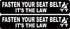 StickerTalk Fasten Your Seatbelts Vinyl Stickers, 5 inches by 1 inch...