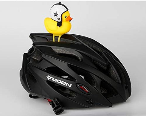 Lovely Yellow Duck Bike Bell, Kids Bike Horn, Rubber Yellow Duck Bicycle Accessories with LED Light - for Kids Toddler Children Adults Sport Outdo...