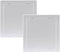 Vent Systems 8x8 Access Panels - Pack of 2 - ABS Plastic - Easy Access Panel for Drywall, Wall and Ceiling Electrical and Plumbing Service Door Co...