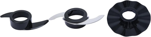 Davivy Food Processor Accessories - Dough Blade, Chopper Blade & Emulsifying Disc Compatible with 16 Cup Model (Dough+Chopper+Emulsifying)...