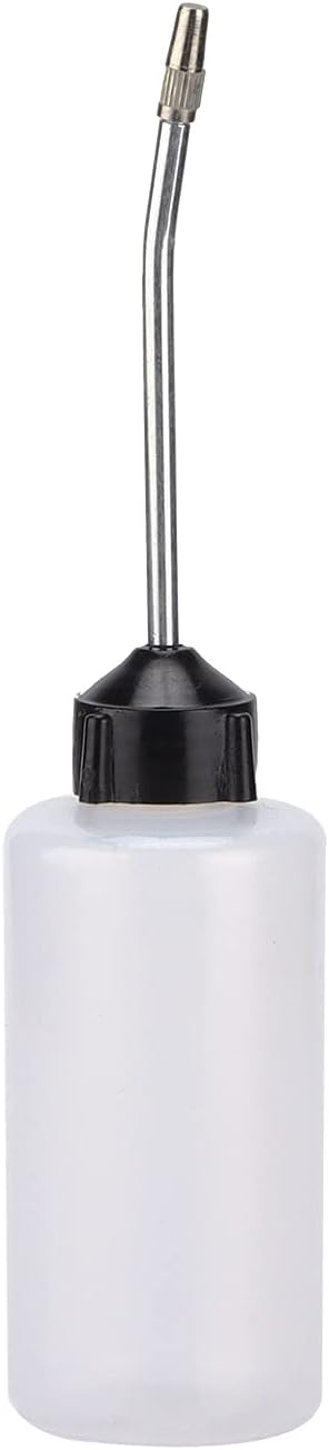 Sewing Machine Oil Oiler, 120ML Plastic Oil Dispenser Bottle with Iron Long Extended Mouth Spout......