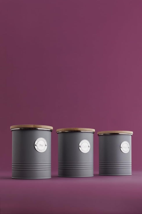 Typhoon Living Collection | 1-Quart Coffee Canister - Grey...