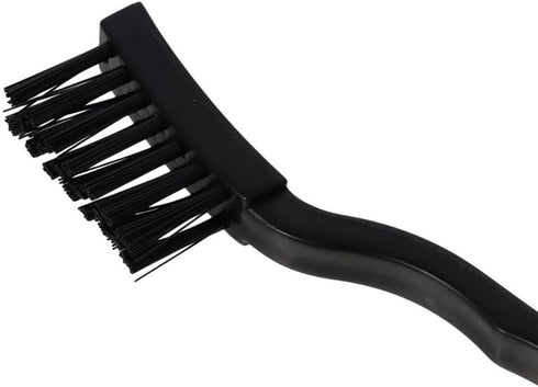 5Pcs ESD Cleaning Brushes, Plastic Three Row Small Crank Brush, Brush Tool Kit Set for Keyboard PCB Motherboards, Black...