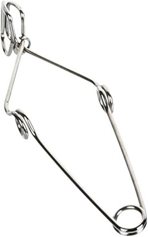 Eisco Labs Plated Spring Steel Wire Test Tube Clamp w Finger Grip...