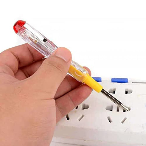 Fielect 2pcs Tester Screwdriver, Circuit Tester Pen Electric Contact Voltage Tester Dual Head Slot Phillips Screwdriver Detector 100-500V...