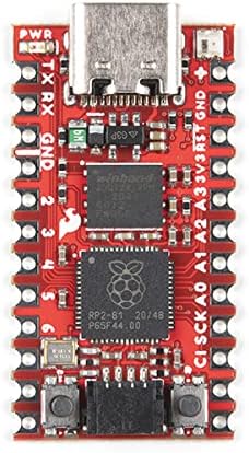 SparkFun Pro Micro - RP2040 - Dual Cortex M0+ Processors - 30 programmable IO for Extended Peripheral Support - Timer with 4 Alarms - MicroPython ...