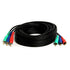 Cmple - 3 RCA Cable 12ft RGB Component Audio Video RCA Cables Male to Male A/V Cable for HDTV, Satellite, Home Theater - Black...