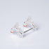 GATERON PC Screw in Crystal Stabilizer RGB Set 7U 6.25U 2U for 60% MX Mechanical Keyboard...