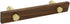 Brass Wood Cabinet Handle,Square Walnut Wood Handle,150mm/5.91" Length,96mm/3.78" Hole Distance,2pcs...