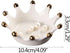 Royal-Crown-Jewelry-Tray Ring-Necklace-Jewelry-Trinket-Dishes Ceramic-Decorative-Holder Engagement Brithday Mother Gifts...