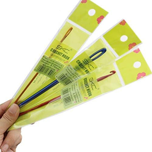 NX Garden Crochet Hook 3PCS Afghan Tunisian Aluminium Crochet Hook Knitting Needle with Eye for Sewing Accessories......