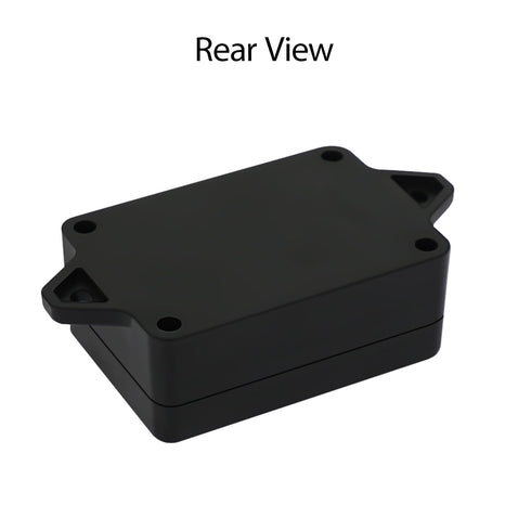 Junction Box Waterproof Dustproof IP65 ABS Plastic Universal Electric Project Enclosure Black with Fixed Ear 3.26"x 2.28"x 1.29"(83 x 58 x 33 mm)(...