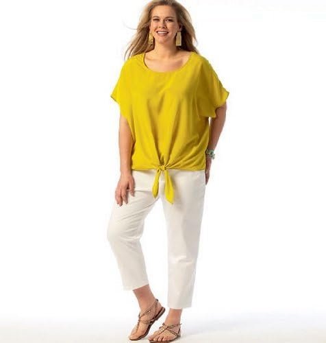 McCall Pattern Company M6971 Women's Top, Tunic, Dress, Shorts and Pants, Size RR "18W-20W-22W-24W"...