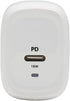 Tripp Lite USB Wall Charger USB C 18W Charging GaN Tech w/Lightning Cable (U280-W01-18C1-K)...