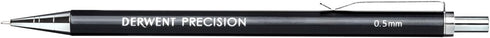 Derwent Mechanical Pencils 0.5, Metal Barrel, Precision, HB (2302428)...
