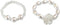 Irregular pearl ring radium floret acrylic floret pink pearl imitation Hetian jade irregular pearl ring for women girls holiday party party...