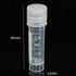 100pcs 2ml Graduated Plastic Cryovial Cryogenic Vial Tube Self Standing with Cap...