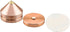 4Pcs Speaker Spikes Stands HiFi Speaker Isolation Stand Cone Shockproof Base Pad Speaker Feet with Non-Slip Rubber Rings for Audio,Speakers,Subwoo...