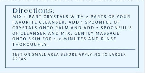 10 OZ. Crystal Skin At home Facial Scrub Crystals Mini Microdermabrasion. Natural Exfoliator remove wrinkles, blemishes, Acne, Smooth skin, Anti a...