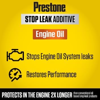 Prestone Stop Leak Additive Engine Oil 12 oz bottle...