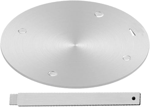 Heat Conduction Plate for Gas Stove,Heat Diffuser Stainless Steel Induction Adapter Plate Removable Handle, Coffee Milk Cookware Induction Hob Hea...