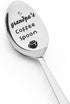 Grandpa Birthday Christmas Gifts for Grandad Grandfather Grandpa Coffee Spoon Gift for Coffee Lovers Gift for Papa Grandpa Tea Ice Cream Spoon Gif...