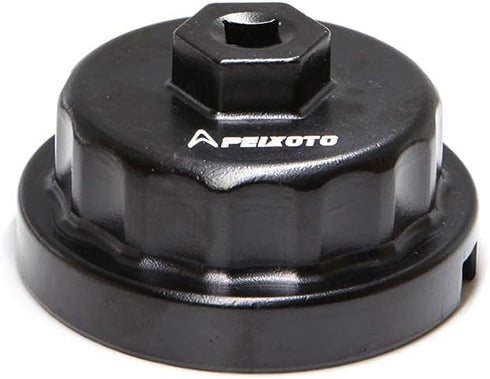 Oil Filter Wrench Cap Removal Tool Fits 64mm Cartridge Housing for Camry Rav4 HighLander Sienna Tundra with 2.5L-5.7L Engine...