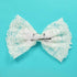 Expo International Lace Double Bow Brooch and Hairclip Hair Accessory, White...