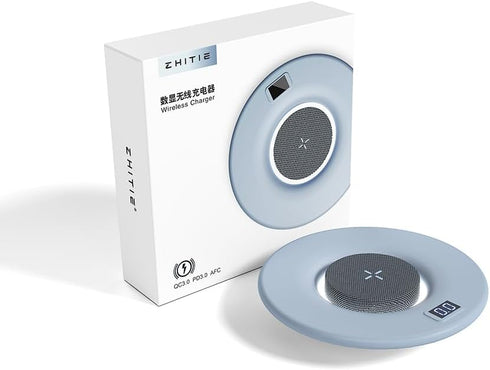 Wireless Charger, 5-15W Fast Charging Pad with?Compatible with iPhone 14 13 12 Series, Samsung Galaxy Series (NO AC Adapter) (White)...