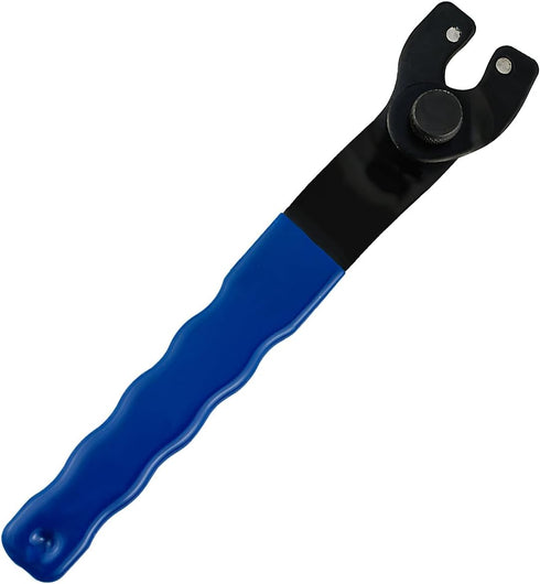 1 Pcs Blue Universal Lock-nut Grinder Wrench Adjustable Grinder Wrench Suitable for most grinders (1-4 CM)...