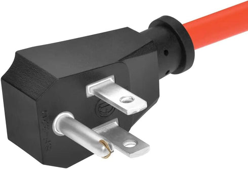 Monoprice Coiled Power Tool Extension Cord - NEMA 5-15P to NEMA 5-15R, Expands from 3 Feet to 10 Feet, 13 Amp, 16AWG, Orange...