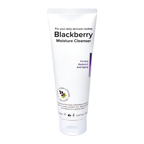 Foaming Facial Cleanser for Daily Face Wash Skincare with Hyaluronic Acid-Blackberry Moisture Cleanser 5.07 fl.oz (150 ml)...