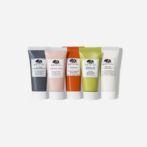 Origins Gifts for Me-Time Five Mini Masking Essentials, 5-Piece Travel-Szie Set, Various...