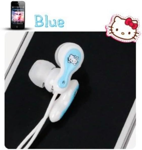 Bandal & Neoul HELLOKITTY On Ear Earphones with Microphone Capability & Volume Control (Blue)...