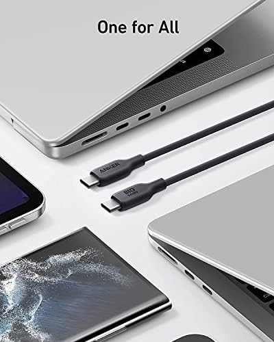 Anker USB C to C Cable (240W 6ft), Charging Cable for iPhone 15/15Pro,MacBook Pro 2020, iPad Air 4, Samsung Galaxy S23+/S22 Ultra (Phantom Black)....