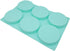 6-Cavity Large Cake Molds Silicone Round Disc Resin Coaster Mold Non-Stick Baking Molds, Mousse Cake Pan, French Dessert, Candy, Soap (Green)...