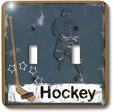3dRose lsp_16310_2 Hockey Player Toggle Switch...
