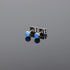 Earrings for Women, Titanium Opal Earrings Stud, Non-Nickel Girls Earrings, Hypoallergenic Earrings 3mm 4mm 5mm 7mm Round Birthstone Earring Studs...