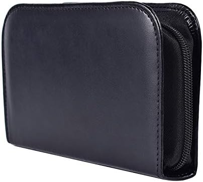 PU Leather Glucose Meter Storage Bag, Travel Case Organizer Pouch for Blood Glucose Meter and Accessories, Diabetic Supplies Travel Case, Carrying...