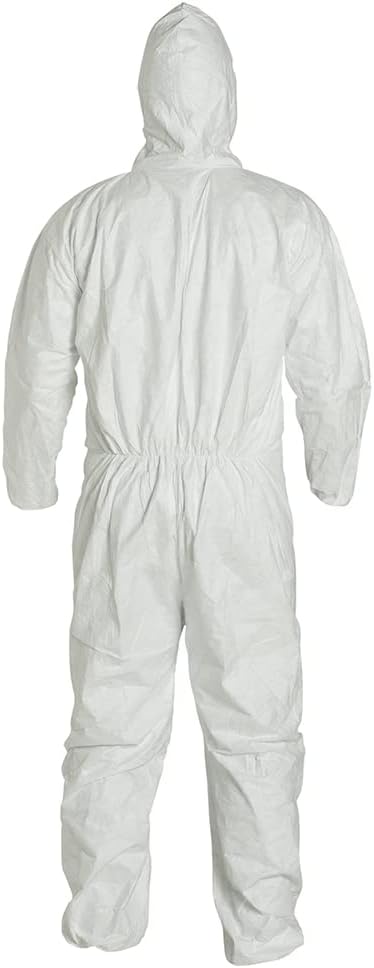 DuPont Industrial & Scientific DuPont TY122S 3XL EACH Disposable Elastic Wrist, Bootie and Hood Tyvek Coverall Suit 1414 White...