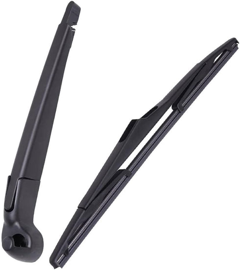 Rear Windshield Wiper Arm & Wiper Blade Set for Jeep Wrangler 2007-2017,Jeep Wrangler JK 2018-2018 Rear Windshield Back Wiper Arm Blade Replacemen...