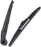 Rear Windshield Wiper Arm & Wiper Blade Set for Jeep Wrangler 2007-2017,Jeep Wrangler JK 2018-2018 Rear Windshield Back Wiper Arm Blade Replacemen...