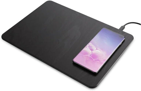 Wireless Charger Mousepad Charger Fast Cell Phone Charger Charging 15W QI Certified CASE-Friendly Cell Phone Charger (Black)...