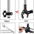 Adjustable Umbrella Mount Holder No Need Any Tooling to Attach Umbrella Clamp, Umbrella Connector Holder to Wheelchairs, Walker, Rollator, Bike, P...